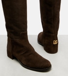 Dolce&Gabbana Suede over-the-knee boots