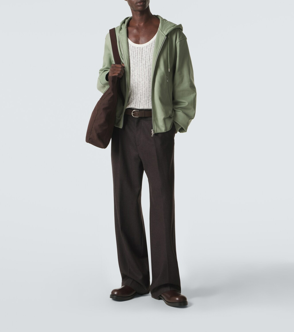 Dries Van Noten Cotton zip-up hoodie
