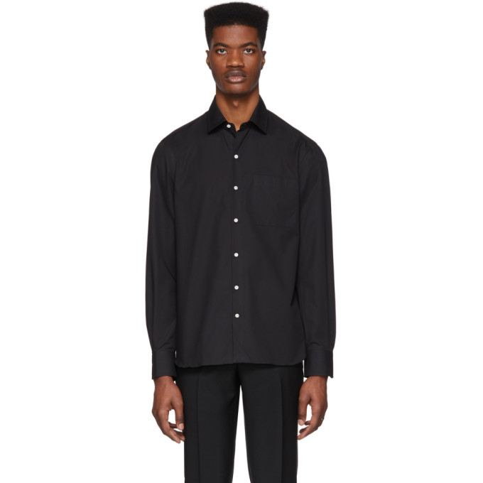 Eidos Black Single Pocket Shirt