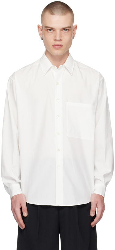 Photo: AURALEE White Oversized Shirt