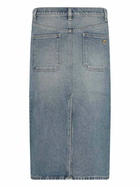 Courrèges Denim Midi Skirt