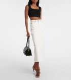 AG Jeans Denim maxi skirt
