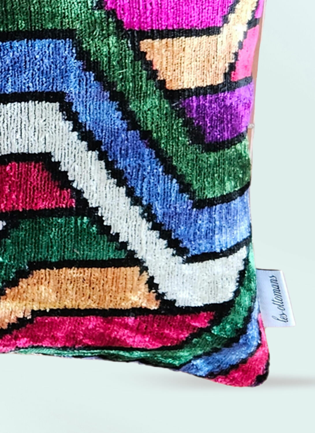 Les-Ottomans Velvet Cushion