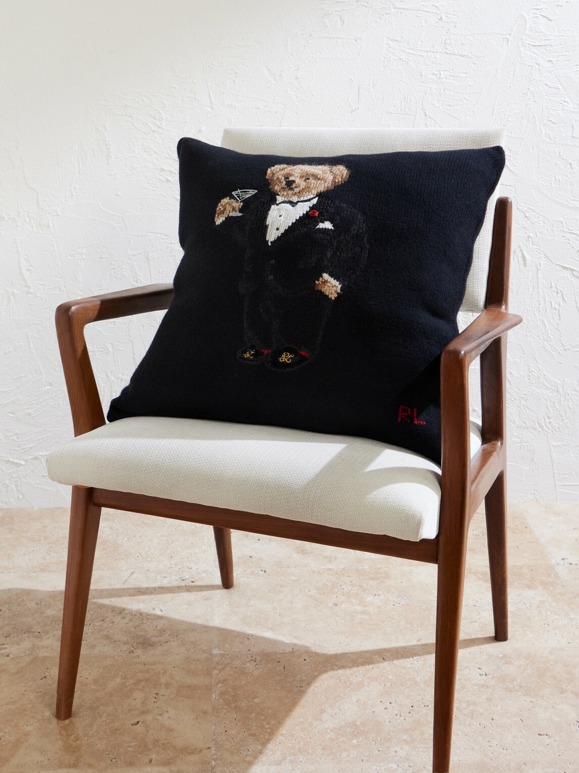Ralph Lauren Home - Martini Bear Cashmere-Blend Cushion