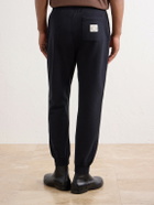BODE - Tapered Cotton-Jersey Sweatpants - Black