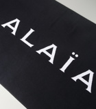 Alaïa Logo jacquard cotton towel