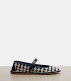Valentino Garavani La Cruisette crochet Mary Jane flats