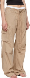 Raimundo Langlois Beige Double Fly Cargo Pants