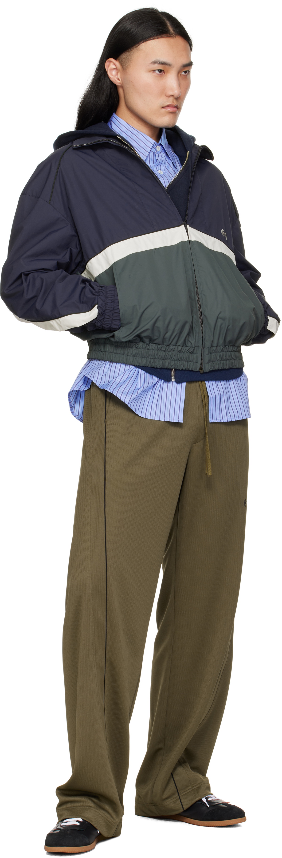 Commission Khaki Shift Track Pants
