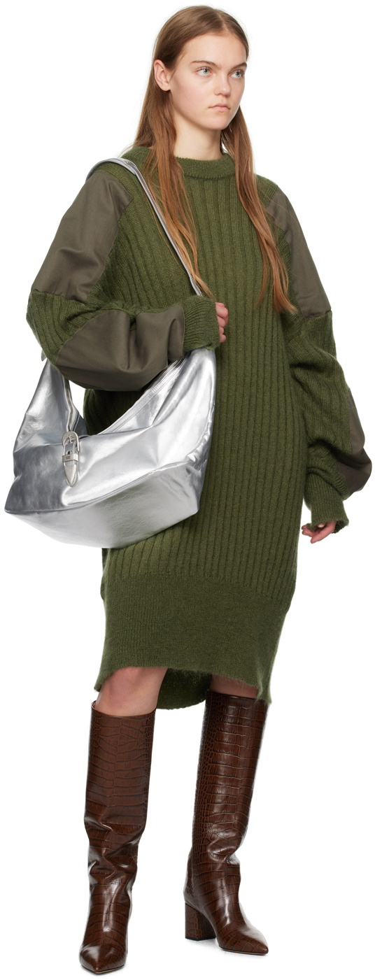 Marge Sherwood Silver Belted Bag