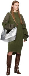Marge Sherwood Silver Belted Bag