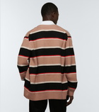 Burberry - Striped wool and cashmere cardigan