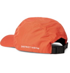 DISTRICT VISION - Logo-Print Ripstop-Shell Cap - Red