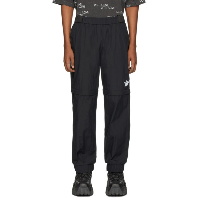 Photo: We11done Black WD Logo Tracksuit Trousers