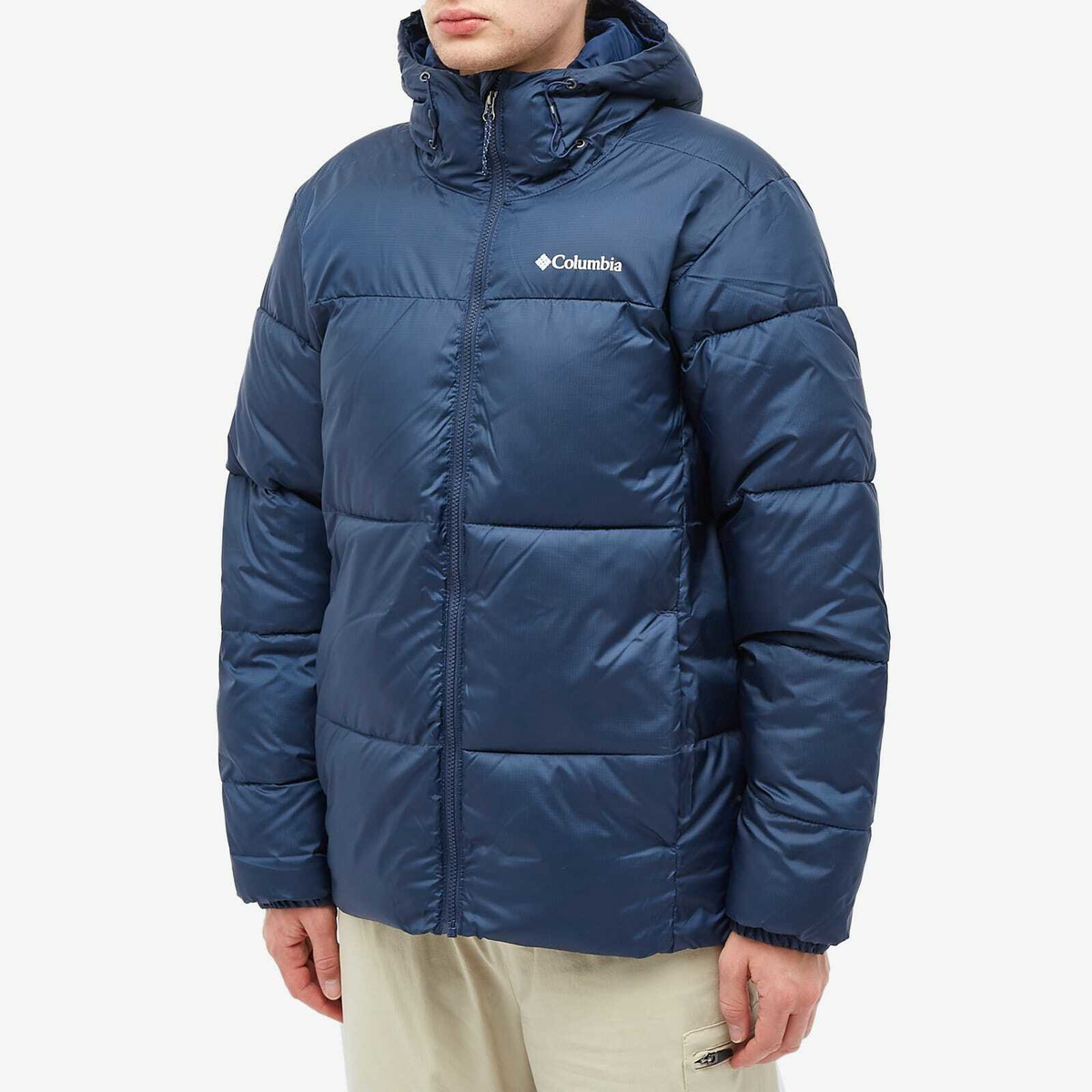 Columbia Men's Puffect™ Hooded Jacket in Collegiate Navy