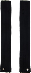 Rick Owens Black Press-Stud Arm Warmers