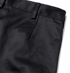 J.Press - Wide-Leg Pleated Cotton-Twill Cargo Shorts - Blue