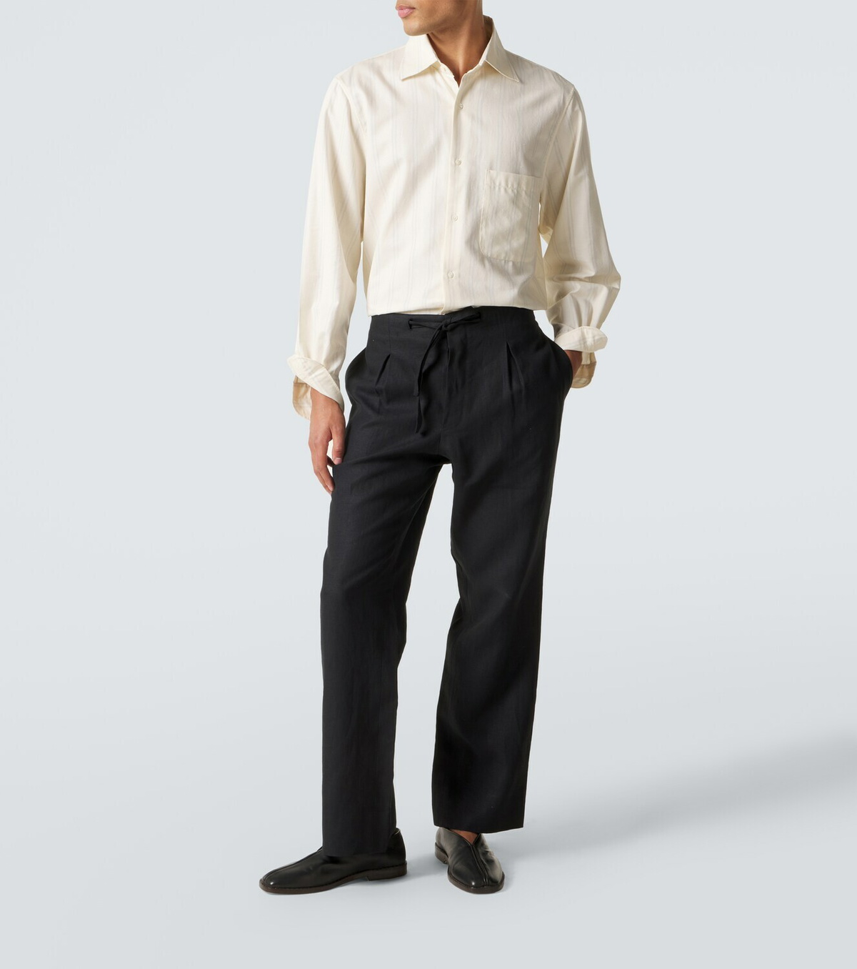 Stòffa Linen straight pants