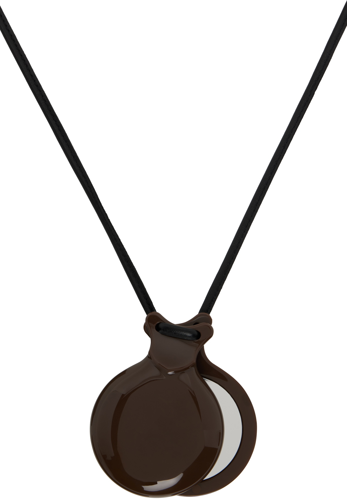 LEMAIRE Black & Brown Castanet Necklace Lemaire