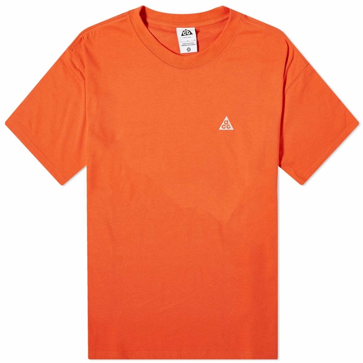 Photo: Nike Men's ACG Logo T-Shirt in Cosmic Clay