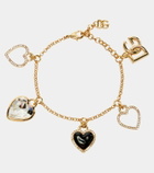 Dolce&Gabbana DG embellished charm bracelet