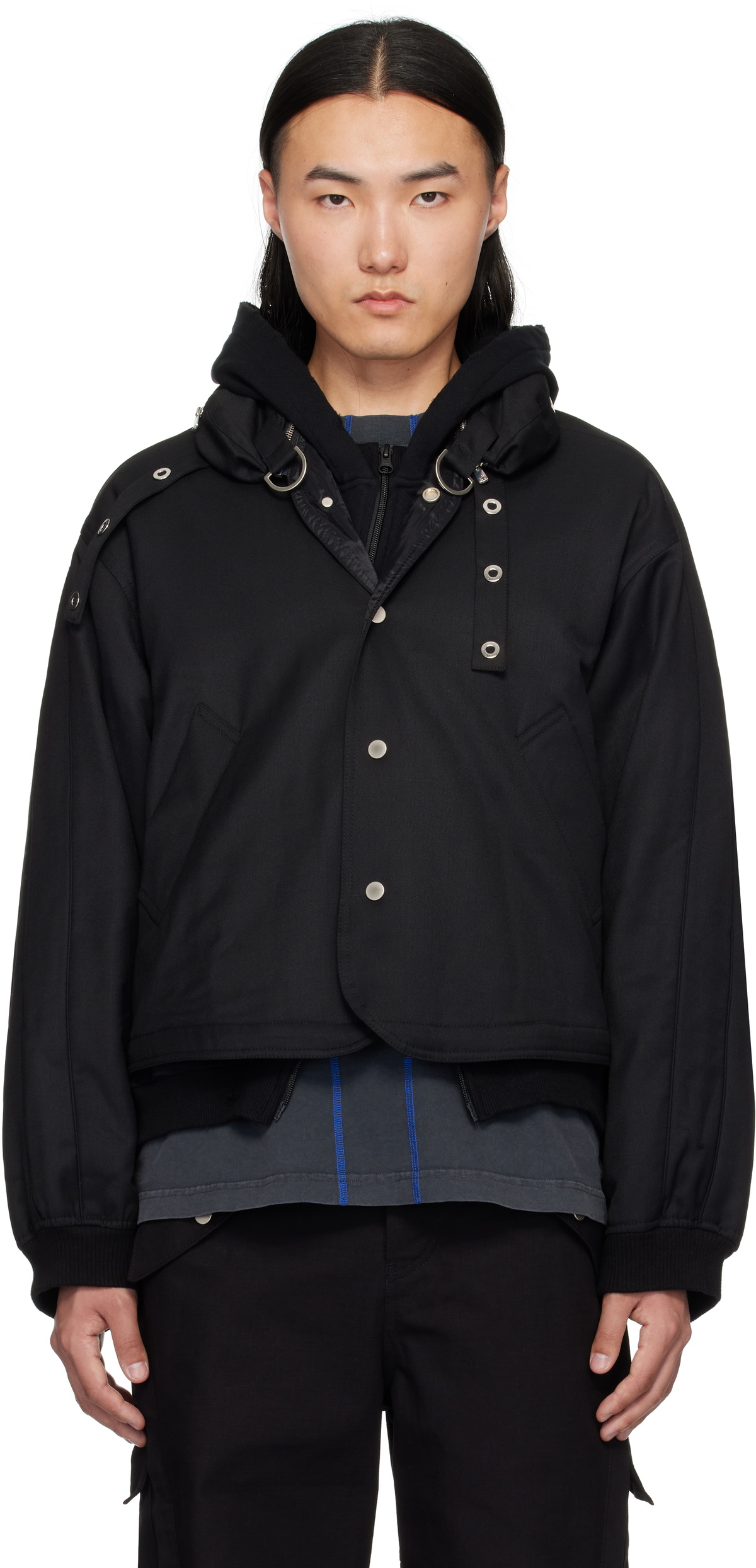 a*y様 FFFPOSTALSERVICE CURVED ZIP-UP HOOD FFFPostalservice - Curved Zip-Up Hoodie | HBX
