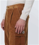 Moncler Cotton corduroy cargo pants