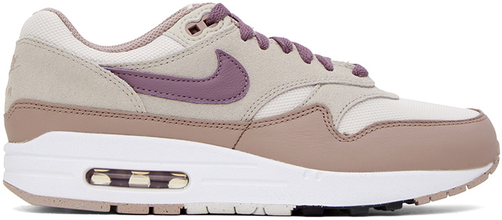 Photo: Nike Gray & White Air Max 1 Sneakers