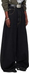 LU'U DAN Black Double XL Jeans