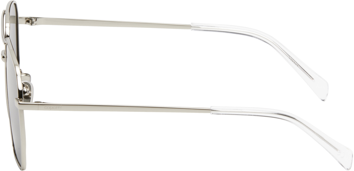 Coperni Silver Aviator Sunglasses