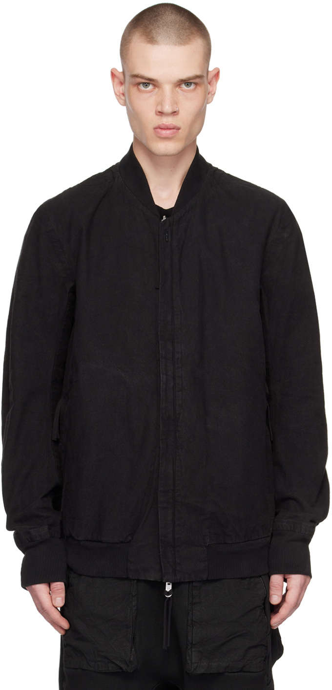Boris Bidjan Saberi Black J33 Bomber Jacket Boris Bidjan Saberi