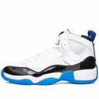 Air Jordan Men's Jumpman Two Trey Sneakers in White/Game Royal