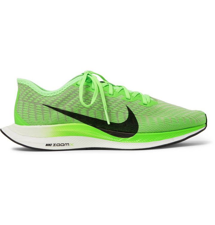 Photo: Nike Running - Zoom Pegasus Turbo 2 Mesh Running Sneakers - Green