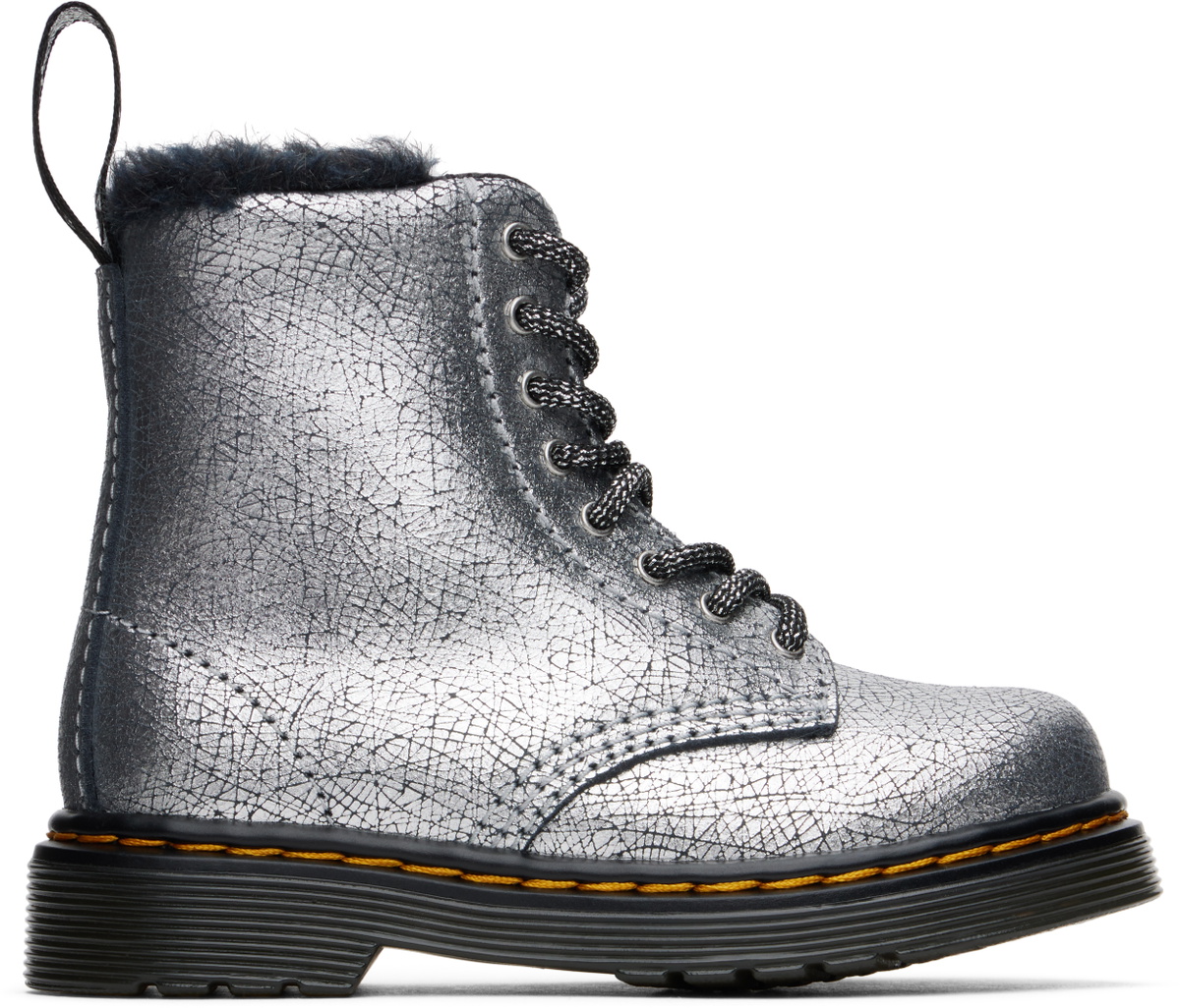 Dr. Martens Baby Silver 1460 Serena Boots