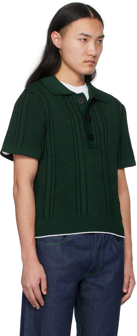 Jacquemus Green Les Sculptures 'le Polo Belo' Polo Jacquemus