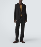 Saint Laurent Le Loafer Supple leather penny loafers