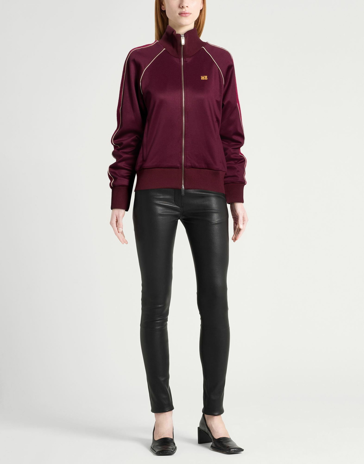 Wales Bonner Womens Jacket Garnet