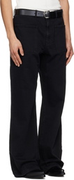 Courrèges Black 2-Pocket Baggy Jeans