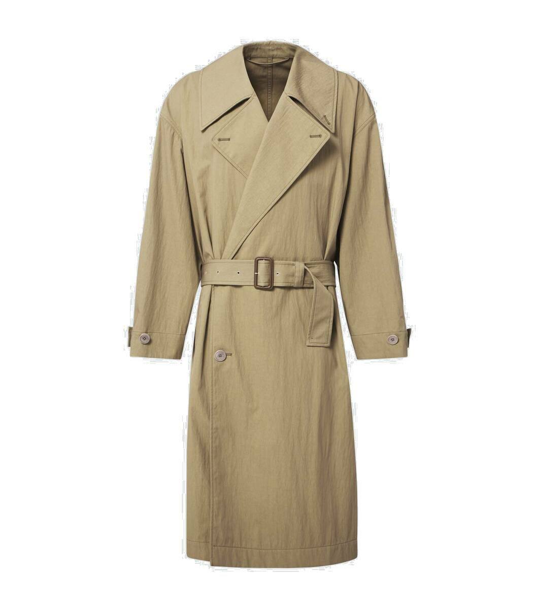 Lemaire｜COATS (TIBETAN TRENCH (CO1059 LF1228 504)) Lemaire Tibetan Trench in Light Olive Curated at Jake and Jones
