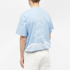 Objects IV Life Men's Balance Print T-Shirt in Pop Blue