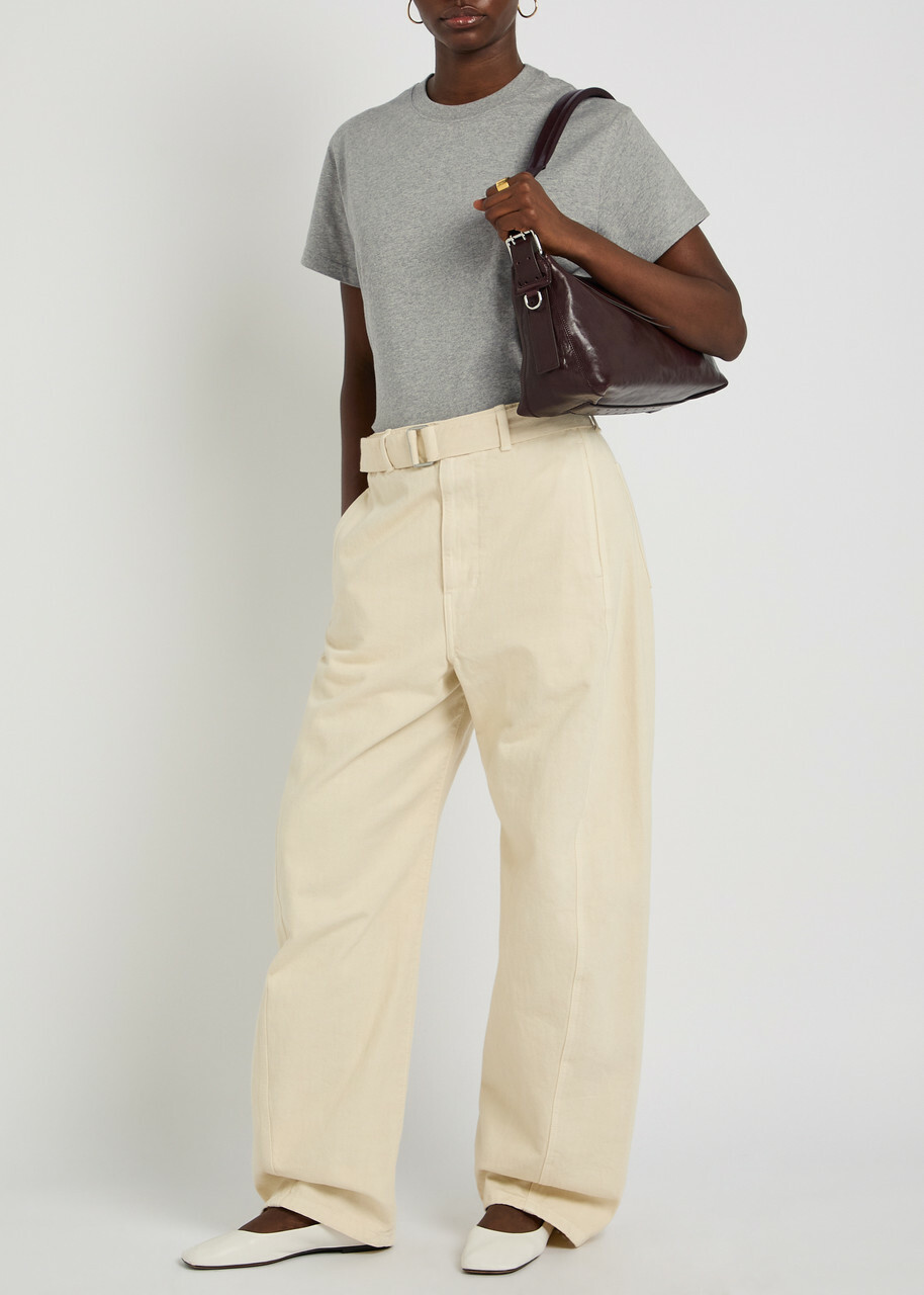 Studio Nicholson Perfect Cotton T-shirt Light Grey