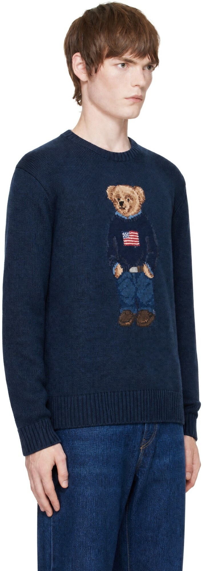 Polo Ralph Lauren Navy Polo Bear Sweater