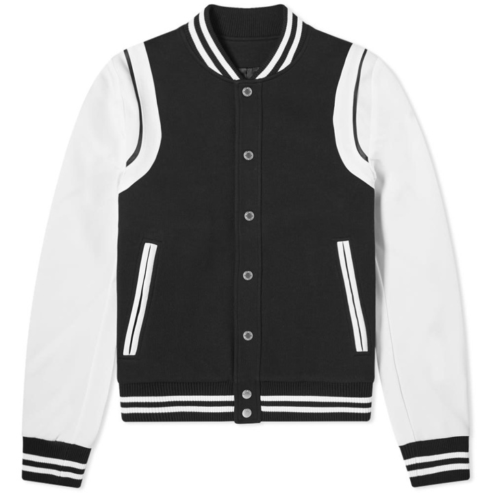 Photo: Balmain Neoprene Varsity Jacket