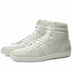 Saint Laurent Men's SL10H Leather Hi-Top Sneakers in Optical White
