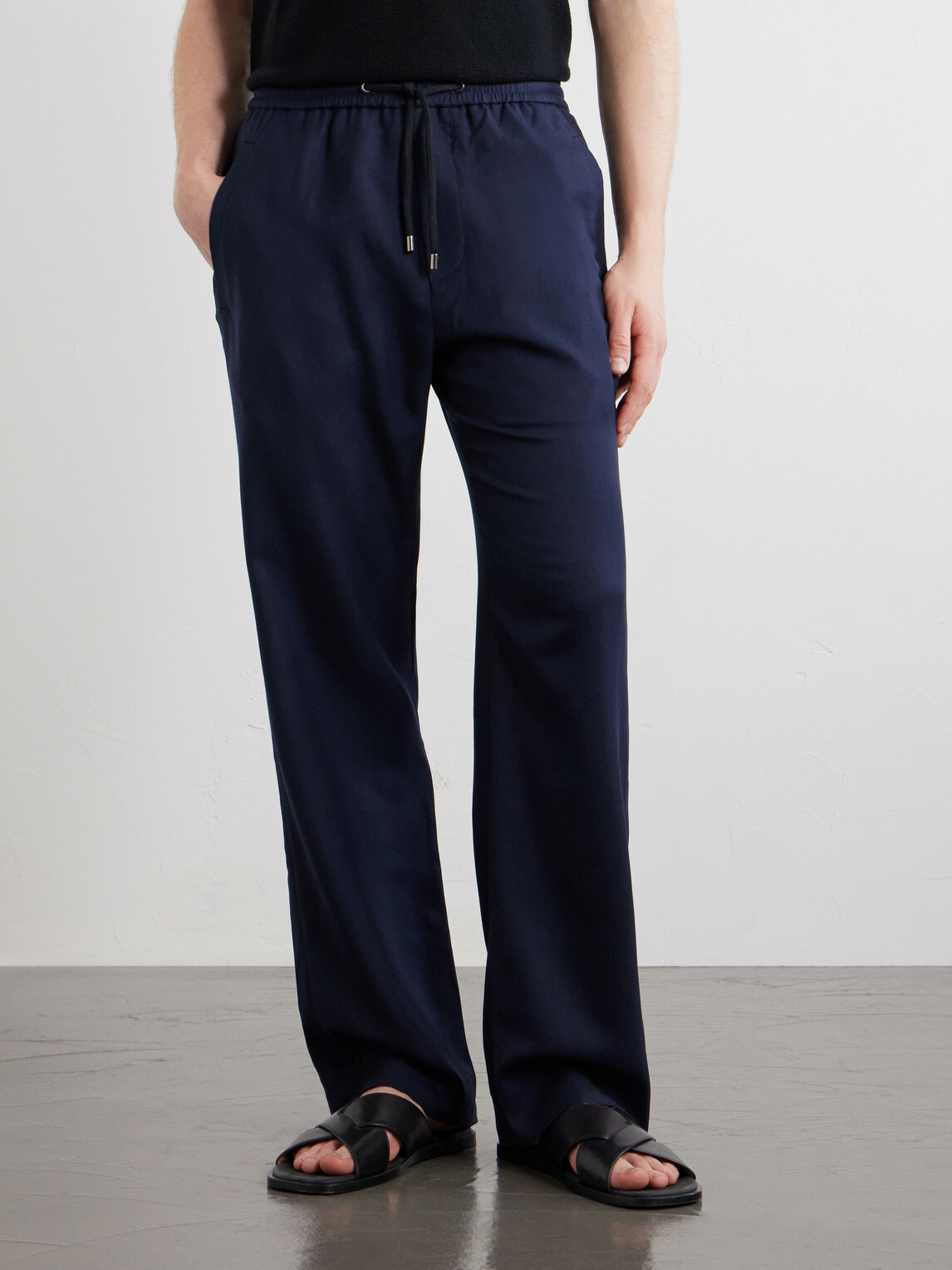 God's True Cashmere - Straight-Leg Cashmere Trousers - Blue