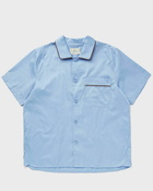 Hay Outline Pyjama S/S Shirt Blue - Mens - Sleep  & Loungewear