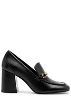Stuart Weitzman Signature 85 Leather Loafers Black