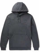Klättermusen - Runa Maker Logo-Appliquéd Brushed Cotton-Jersey Hoodie - Black