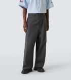 Balenciaga Trompe L'Oeil denim sweatpants