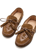 Isabel Marant étoile Fitza Fringed Suede Loafers Camel